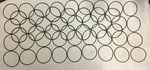 Lot Of 50 Thermo King 33-1175 Oil Pump Cover O-ring For X430 (B654). Fixed Price $75.00.